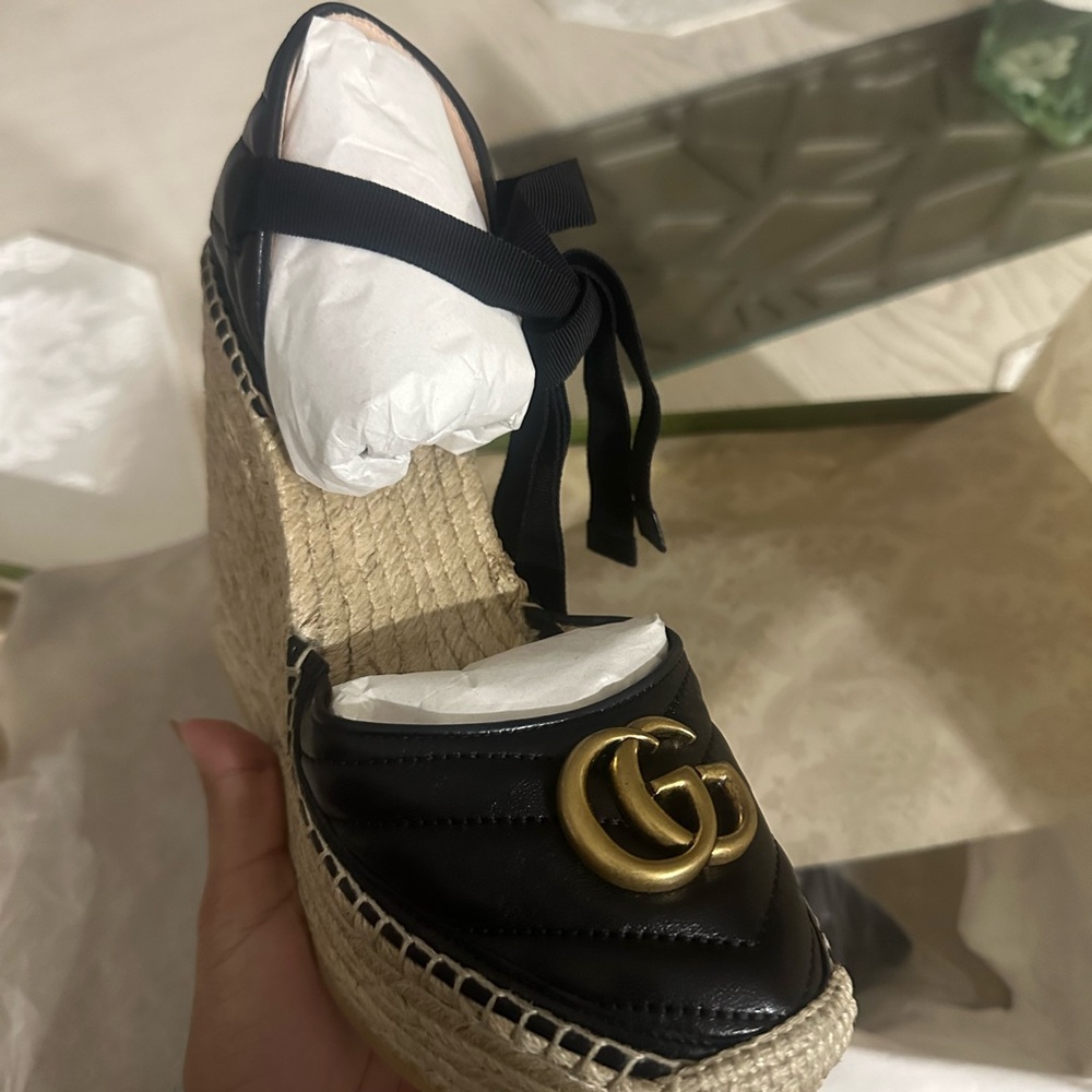 Gucci espadrilles wedges